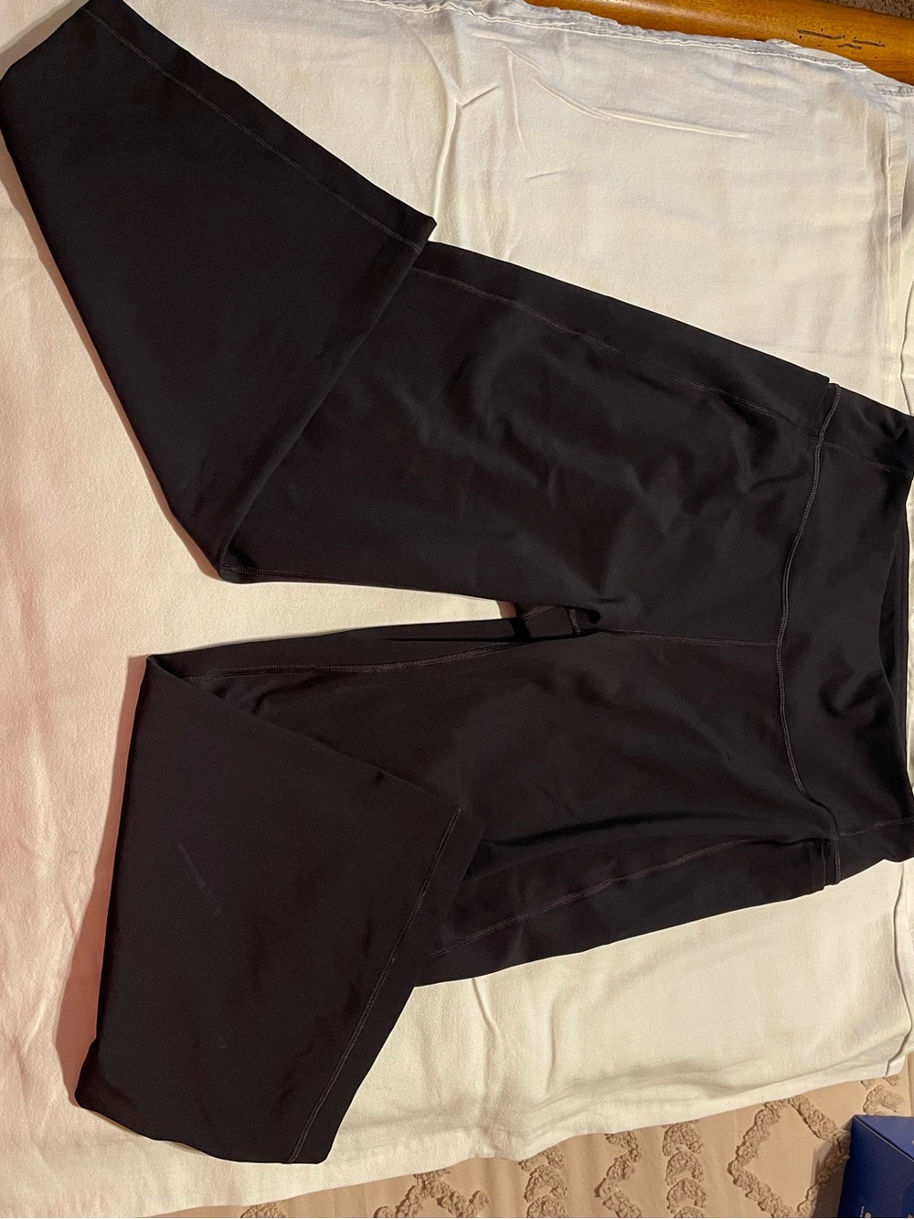 tek gear Black High-Rise Ultrastretch Wide Leg Capris